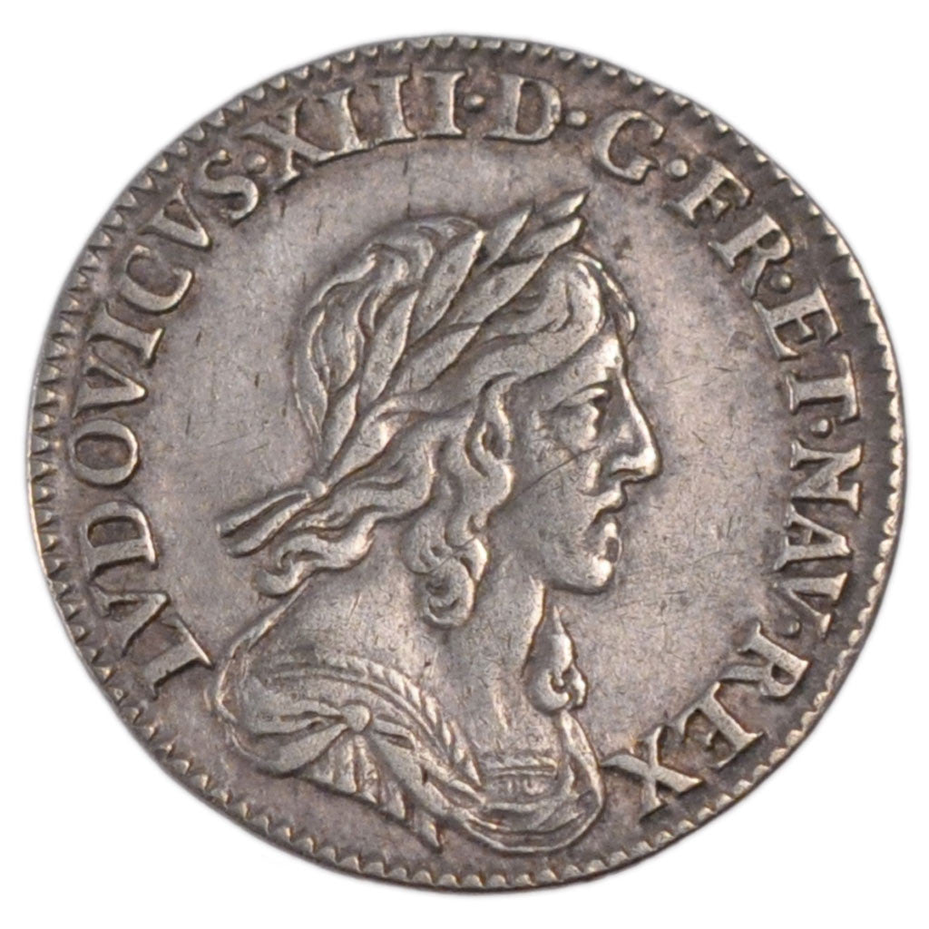 FRANCE, 1/12 Écu, 2e poinçon de Warin, buste drapé et cuirassé, 1/12 ECU, 10 Sol
