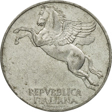 Coin, Italy, 10 Lire, 1948, Rome, EF(40-45), Aluminum, KM:90