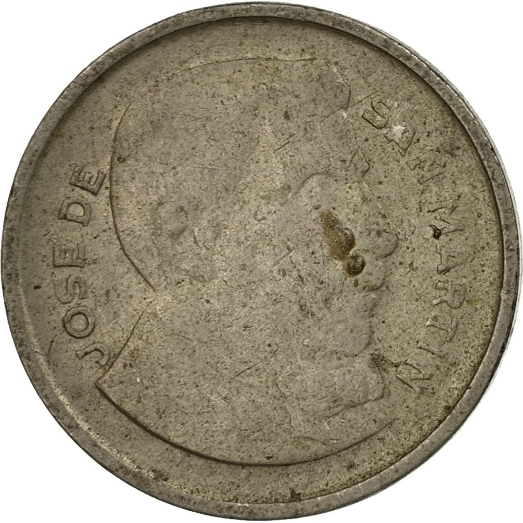 Moneta, Argentina, 5 Centavos, 1955, MB, Acciaio ricoperto in rame-nichel, KM:50