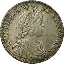 Coin, France, Louis XIV, 1/2 Écu à la mèche courte, 1/2 Ecu, 1643, Paris