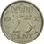 Münze, Niederlande, Juliana, 25 Cents, 1965, SS, Nickel, KM:183