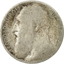 Coin, Belgium, 50 Centimes, 1901, VG(8-10), Silver, KM:50