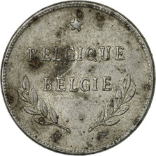 Monnaie, Belgique, 2 Francs, 2 Frank, 1944, TB, Zinc Coated Steel, KM:133