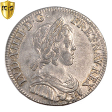 FRANCE, 1/4 Écu, 1644, Paris, PCGS AU58, KM 161.1