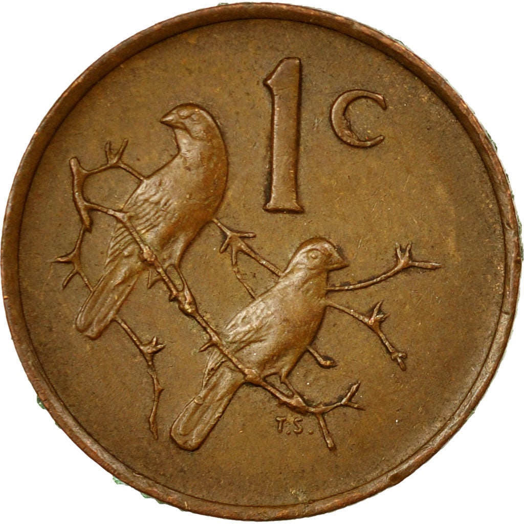 Coin, South Africa, Cent, 1989, EF(40-45), Bronze, KM:82
