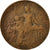 Moneda, Francia, Dupuis, 10 Centimes, 1912, Paris, BC+, Bronce, KM:843