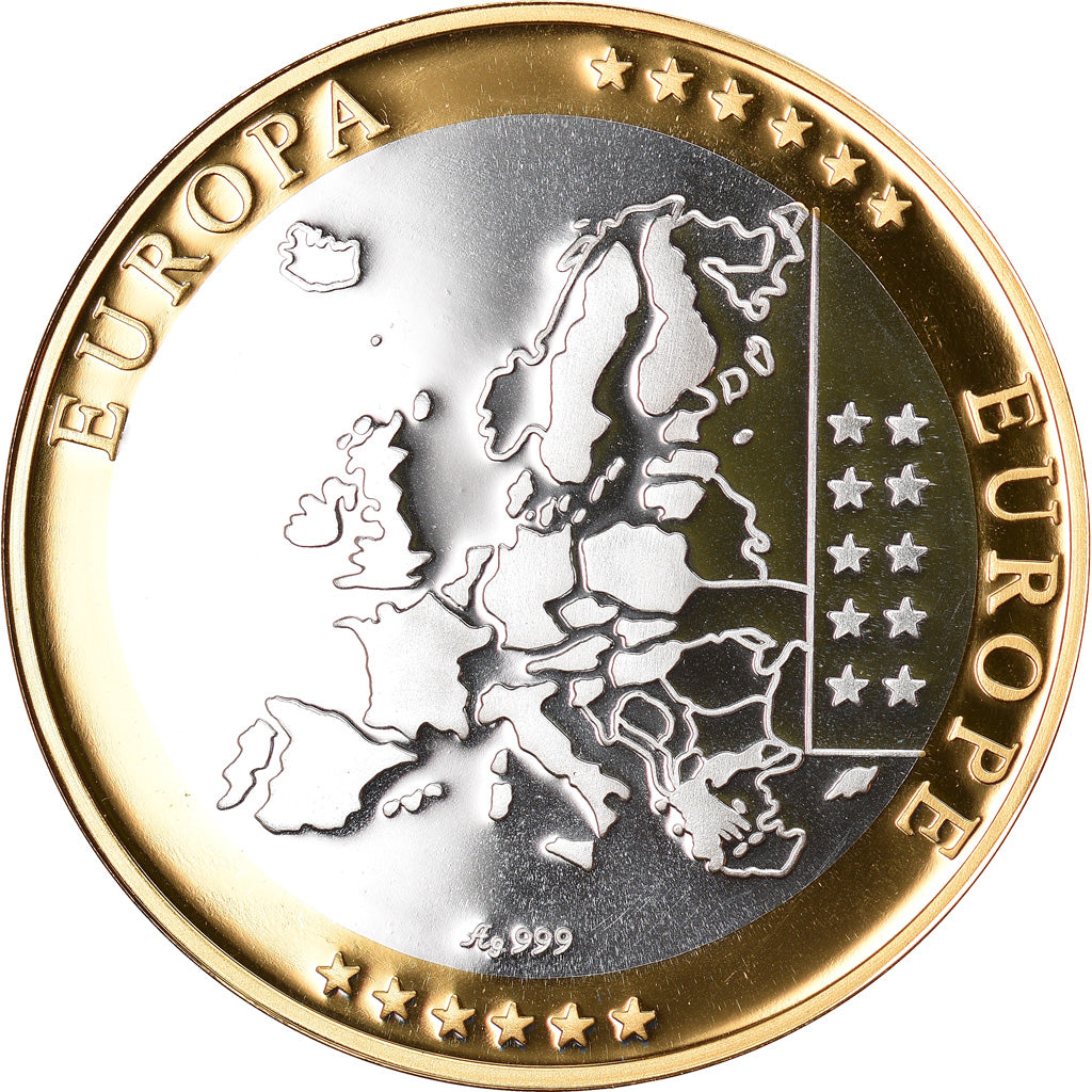 Slovakia, Medal, L'Europe, Politics, Society, War, MS(65-70), Silver