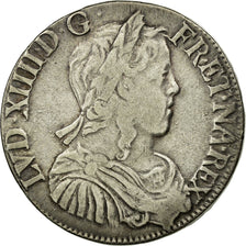 Münze, Frankreich, Louis XIV, 1/2 Écu à la mèche longue, 1/2 Ecu, 1652, La