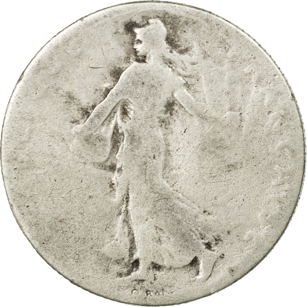 Moneta, Francja, Semeuse, 50 Centimes, 1899, Paris, VF(20-25), Srebro, KM:854