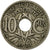 Moneda, Francia, Lindauer, 10 Centimes, 1923, Paris, BC+, Cobre - níquel