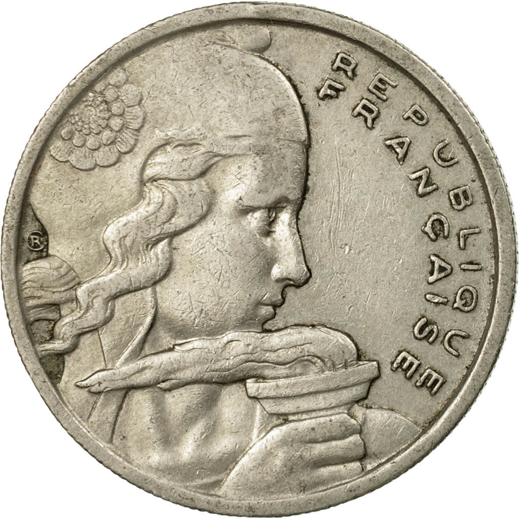 Coin, France, Cochet, 100 Francs, 1955, Paris, EF(40-45), Copper-nickel