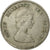 Moneda, Estados del Caribe Oriental , Elizabeth II, 25 Cents, 1981, BC+, Cobre -