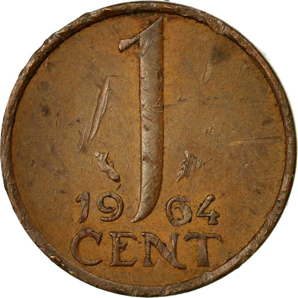Münze, Niederlande, Juliana, Cent, 1964, S, Bronze, KM:180