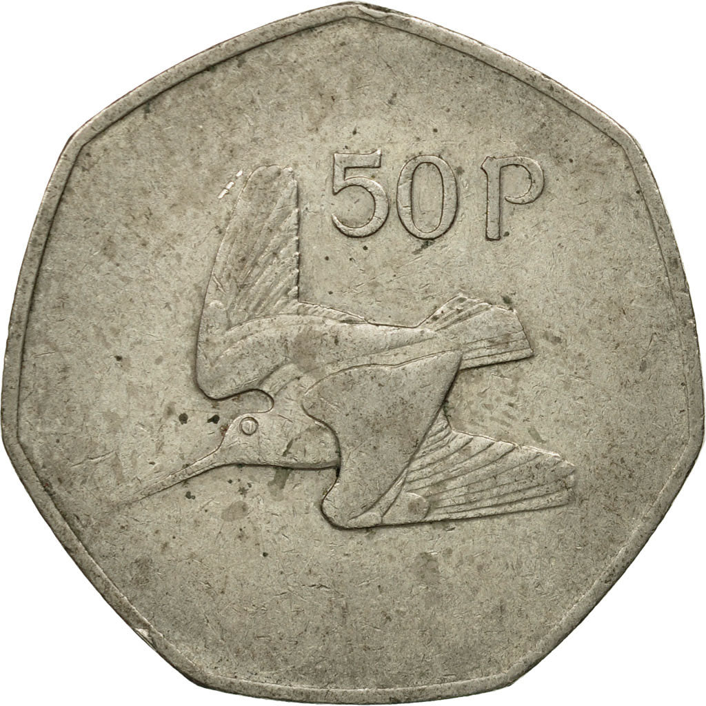 Coin, IRELAND REPUBLIC, 50 Pence, 1978, VF(20-25), Copper-nickel, KM:24