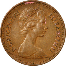 Monnaie, Grande-Bretagne, Elizabeth II, New Penny, 1971, TB, Bronze, KM:915