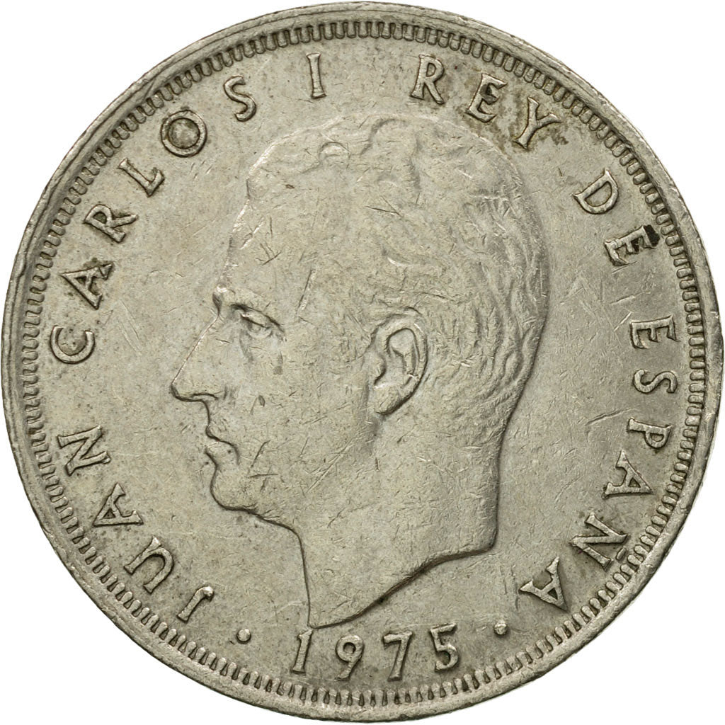 Moneta, Spagna, Juan Carlos I, 25 Pesetas, 1979, MB+, Rame-nichel, KM:808