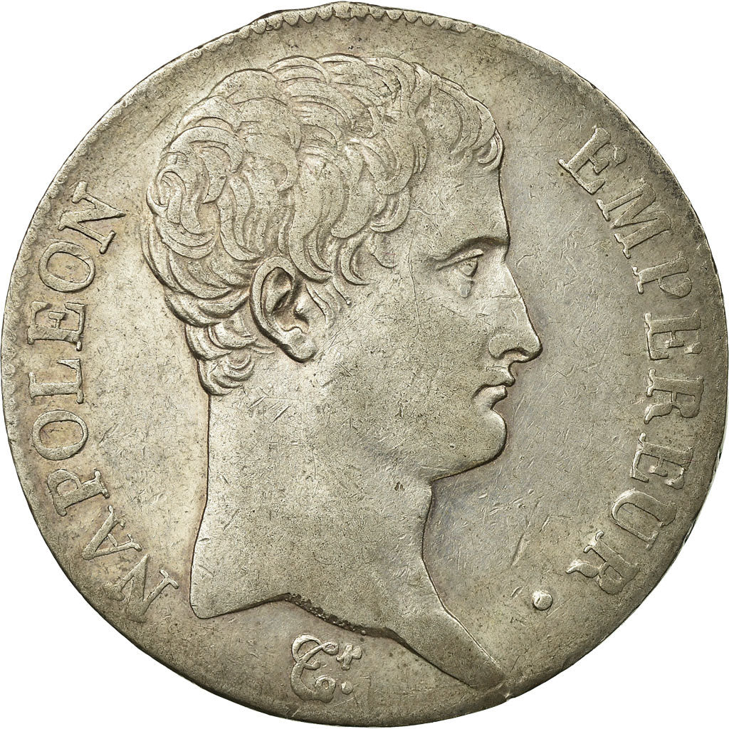 Coin, France, Napoléon I, 5 Francs, 1805, Paris, EF(40-45), Silver, KM:662.1