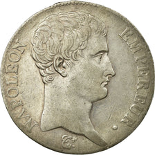 Moneta, Francia, Napoléon I, 5 Francs, 1805, Paris, BB, Argento, KM:662.1