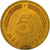 Coin, GERMANY - FEDERAL REPUBLIC, 5 Pfennig, 1978, Stuttgart, EF(40-45), Brass