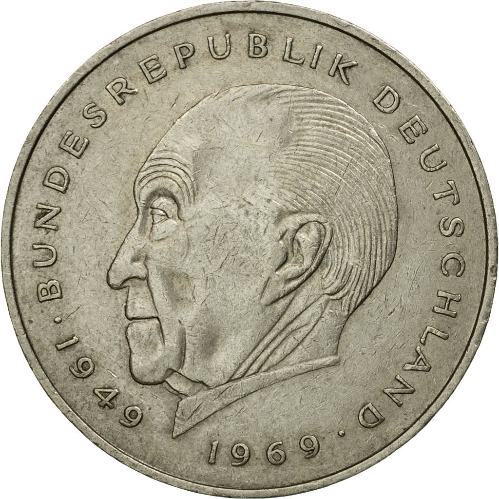 Coin, GERMANY - FEDERAL REPUBLIC, 2 Mark, 1981, Hambourg, EF(40-45)