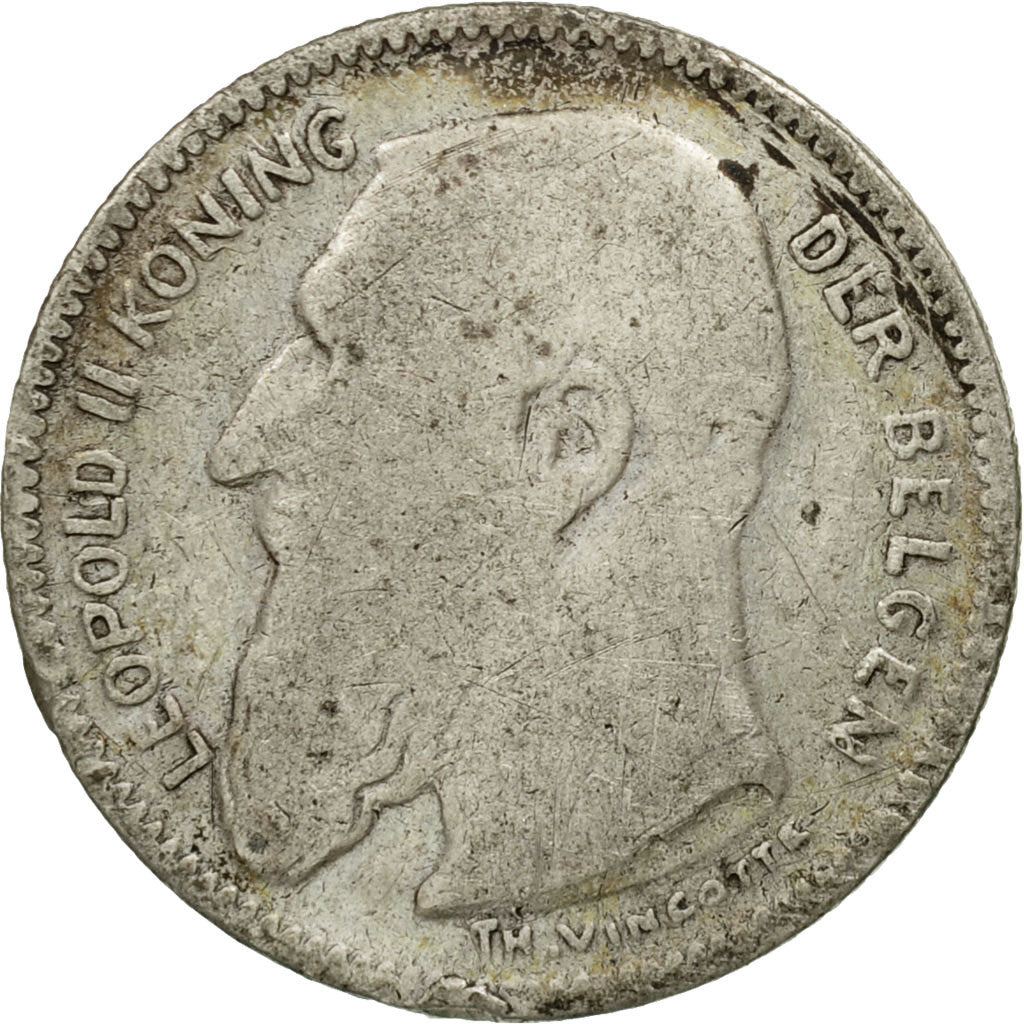 Coin, Belgium, 50 Centimes, 1907, VF(20-25), Silver, KM:61.1