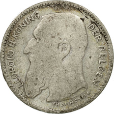 Coin, Belgium, 50 Centimes, 1907, VF(20-25), Silver, KM:61.1