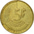 Münze, Belgien, 5 Francs, 5 Frank, 1986, S, Brass Or Aluminum-Bronze, KM:163