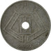 Coin, Belgium, 10 Centimes, 1942, EF(40-45), Zinc, KM:126
