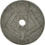 Moneta, Belgio, 10 Centimes, 1943, BB, Zinco, KM:126