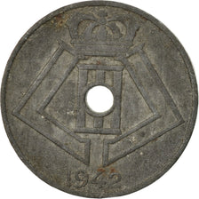 Coin, Belgium, 5 Centimes, 1942, EF(40-45), Zinc, KM:124