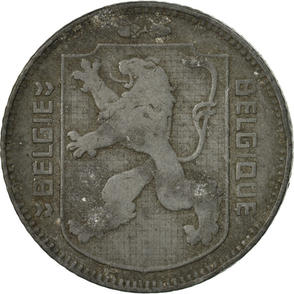Coin, Belgium, Franc, 1945, VF(30-35), Zinc, KM:128