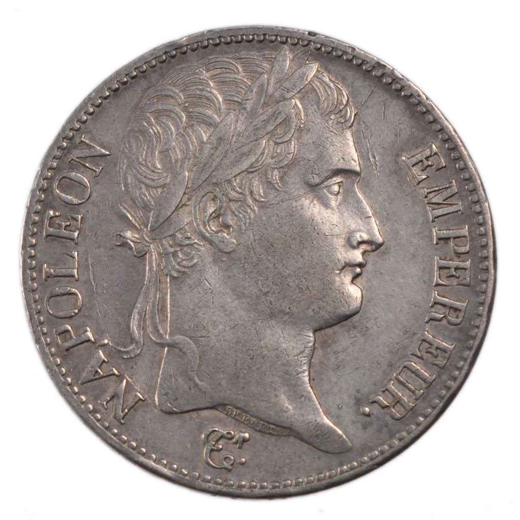 FRANCE, Napoléon I, 5 Francs, 1810, Paris, KM #694.1, AU(50-53), Silver, Gadoury