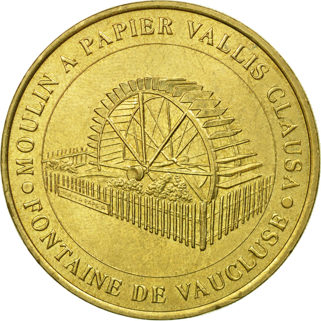 Francia, Token, Fontaine de Vaucluse - Moulin à papier n°1, 2000, Monnaie de