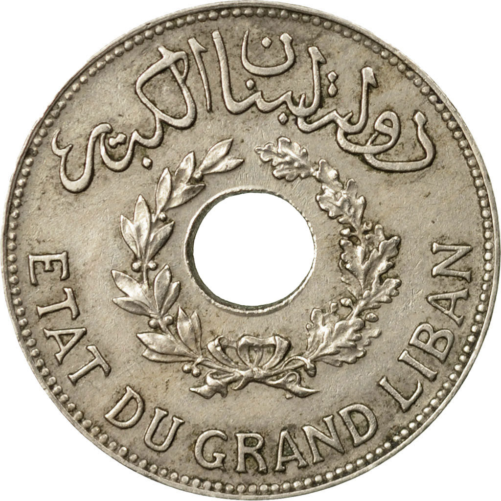 Coin, Lebanon, Piastre, 1936, Paris, EF(40-45), Copper-nickel, KM:3