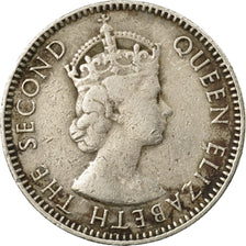 Coin, Mauritius, Elizabeth II, 1/4 Rupee, 1970, EF(40-45), Copper-nickel, KM:36