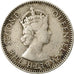 Coin, Mauritius, Elizabeth II, 1/4 Rupee, 1970, EF(40-45), Copper-nickel, KM:36