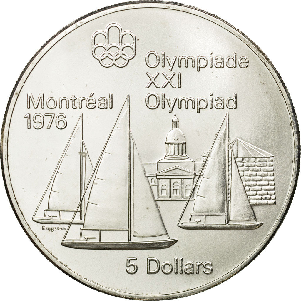 Coin, Canada, Elizabeth II, 5 Dollars, 1973, Royal Canadian Mint, Ottawa, UNC
