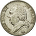 Moneta, Francja, Louis XVIII, Louis XVIII, 5 Francs, 1822, Paris, AU(50-53)