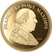 Vatican, Médaille, Le Pape François, Religions & beliefs, FDC, Copper-Nickel