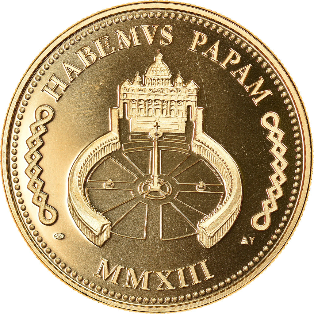 Vatican, Médaille, Le Pape François, Religions & beliefs, FDC, Copper-Nickel