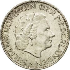 Coin, Netherlands, Juliana, Gulden, 1956, EF(40-45), Silver, KM:184
