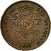 Coin, Belgium, Leopold II, 2 Centimes, 1909, VF(30-35), Copper, KM:35.1
