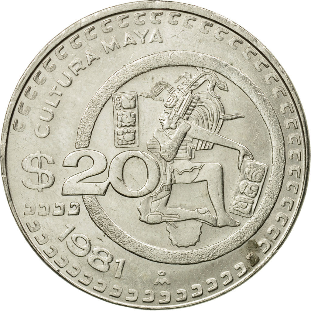 Münze, Mexiko, 20 Pesos, 1981, Mexico City, SS, Copper-nickel, KM:486