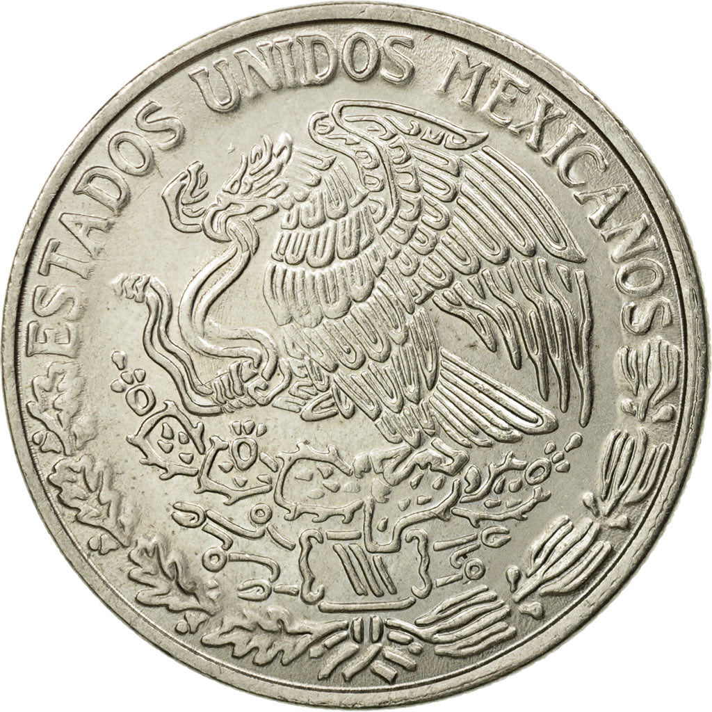 Moneta, Messico, Peso, 1981, Mexico City, BB+, Rame-nichel, KM:460
