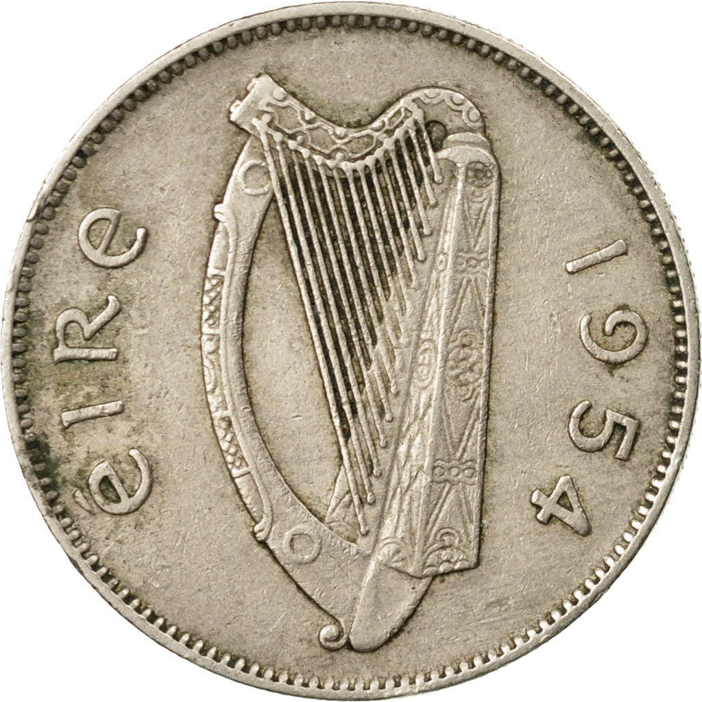 Coin, IRELAND REPUBLIC, Shilling, 1954, VF(20-25), Copper-nickel, KM:14A