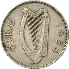 Coin, IRELAND REPUBLIC, Shilling, 1954, VF(20-25), Copper-nickel, KM:14A