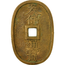 Moneta, Giappone, 100 Mon, Tempo Tsuho, 1835-70, BB, Bronzo, KM:7