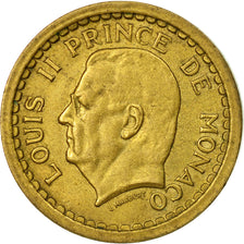Coin, Monaco, 2 Francs, Undated (1943), Poissy, VF(20-25), Cupro-Aluminium
