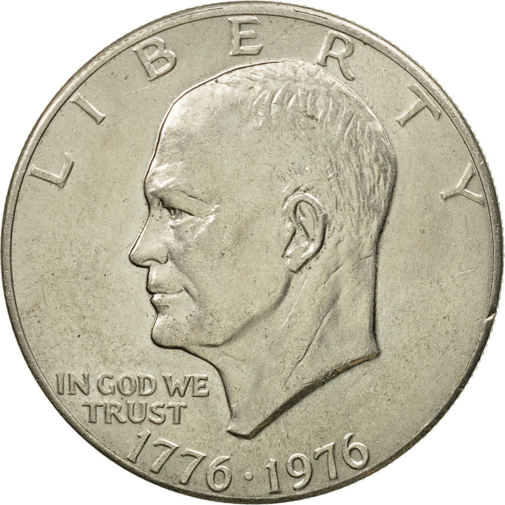 Coin, United States, Eisenhower Dollar, Dollar, 1976, U.S. Mint, Philadelphia