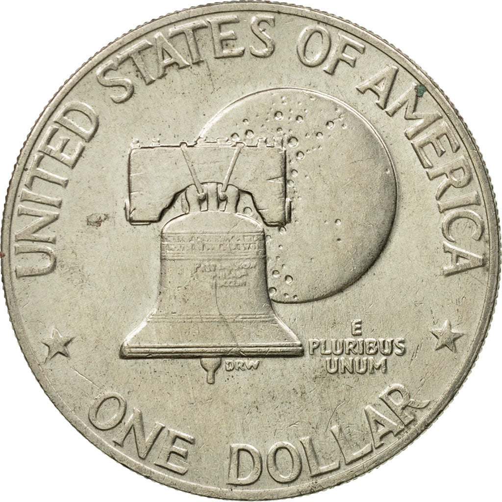 Coin, United States, Eisenhower Dollar, Dollar, 1976, U.S. Mint, Philadelphia